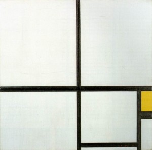 Piet Mondrian: Composizione, anno 1930.